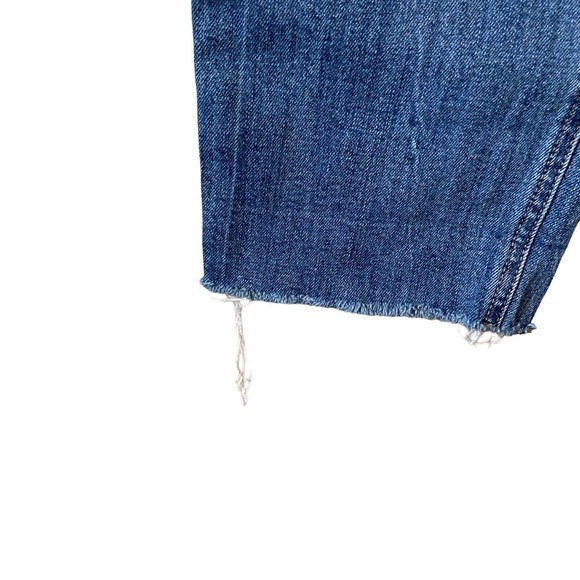 Old Navy‎ Women’s Size 14 Boyfriend Jeans Raw Hem Distressed Ripped Retro - Picture 9 of 15